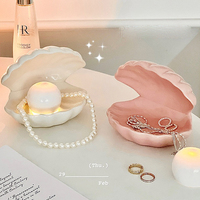 Plaque de rangement en céramique pour décoration intérieure, boîte de rangement décorative pour chambre à coucher, coffret cadeau