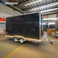 Mobiler Imbisswagen für Pizza, Hot Dogs, Kaffee und andere Speisen, Verkaufsanhänger, Catering-Truck, Fast-Food-Truck