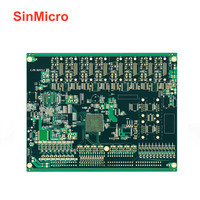 Pièces électroniques, assemblage de circuits imprimés multicouches, finition de surface ENIG Eagle, circuit de commande de bouton d'ascenseur, soudure verte, OEM PCBA