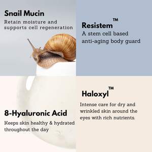 Crema Facial Hidratante Súper Reparadora de Caracol Elensilia 1.76 Oz Todo en Uno para Uso Nocturno para Todo Tipo de Piel Cuidado de la Piel Coreano - Product Image 3