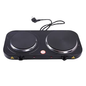 2 plates 2000W electric cooking stove double hot plate burner