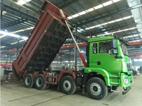 Le camion à benne basculante 8*4 essieux personnalisé le plus vendu nouveau véhicule de transport dédié