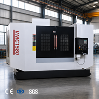 Centre d'usinage vertical CNC industriel VMC1580, machine de fraisage robuste BT50, GSK, haute productivité, changeur d'outils automatique