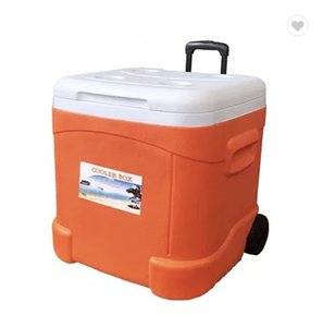 Hs Kunststoff kühler mit Rädern 55L Eis kühler Box für Ice Chill Chest Keep Item Cooling Chest Box Hart kühler mit Logo <span class=keywords><strong>Promo</strong></span> - Product Image 4