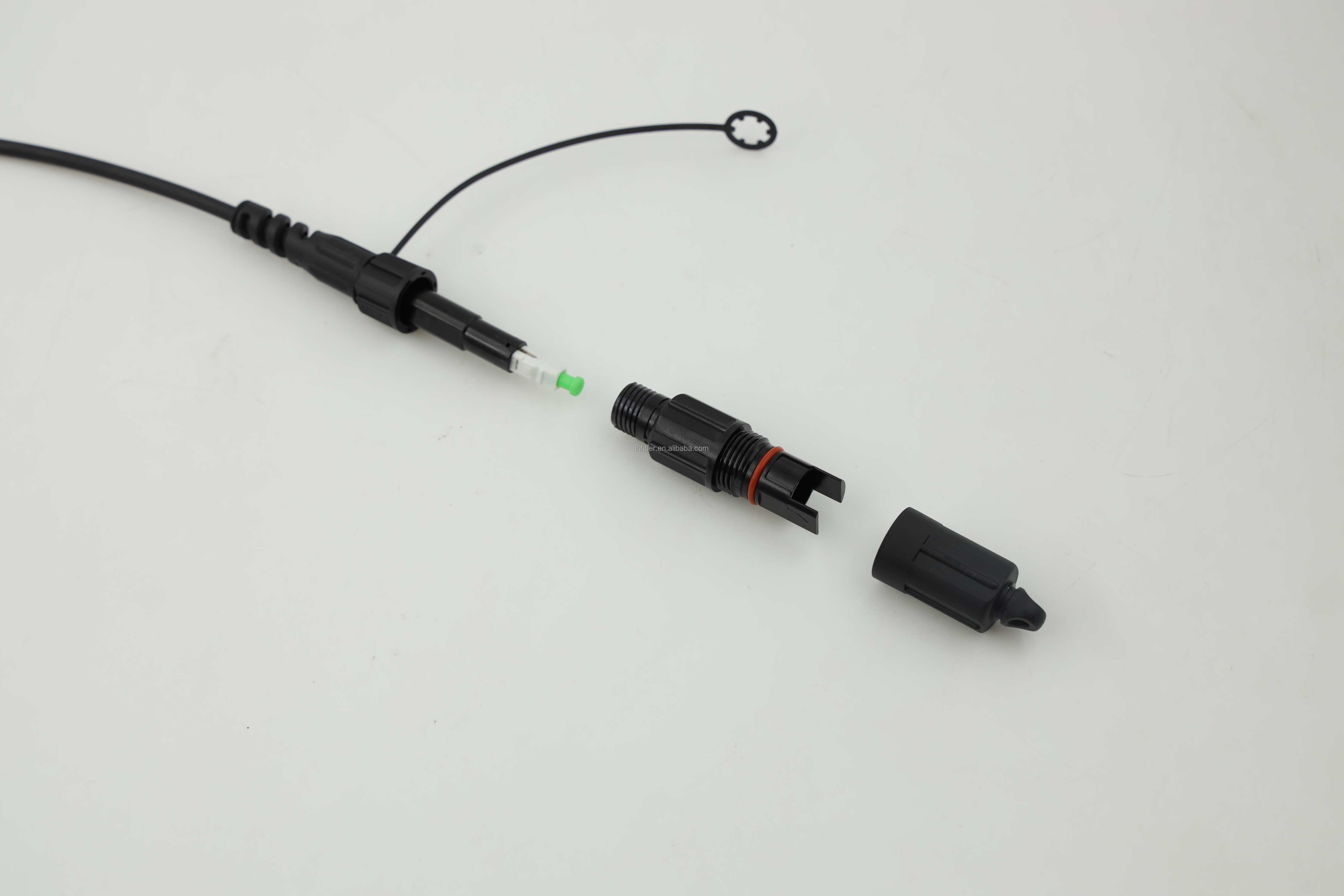 FTTH Outdoor Pre Connectorized Drop Cable Compatible Huawei Mini SC/APC Corning Optitap