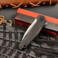 Couteau pliant multifonctionnel de défense personnelle et de camping en plein air CN KS2041, couteau de poche pour fruits