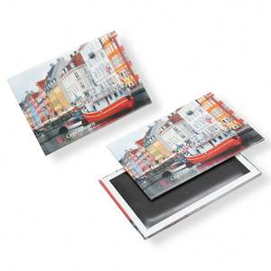 High Quality Custom Tin Fridge Magnets Glossy Lamination Metal Magnetic for Long Lasting Print - Product Image 5