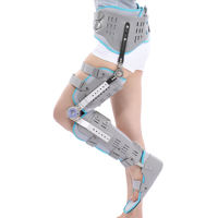YR-631-1 Orthèses en nylon/polyester/rayonne durables, pliables et portables, certifiées CE, avec sangle de mollet, pour la physiothérapie hospitalière (vente en gros)
