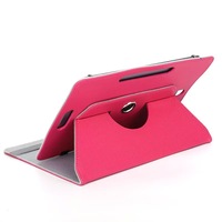 Housse universelle pour tablette 11 10 9 8 7 pouces, anti-chute, avec crochets aux quatre coins, rotation à 360°, étui en cuir à trois trous, multicolore pour