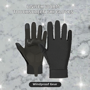Unisex Winter Sports Ski <b>Gloves</b> <b>Touch</b> <b>Screen</b> Cycling Thermal Waterproof Windproof Zipper Closure Full Finger Outdoor <b>Gloves</b> - Product Image 2