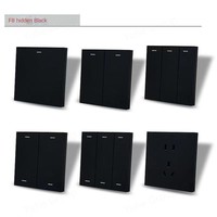 Interruptor Inteligente Tuya Smart Life de 86 Botones, Compatible con Alexa y Google Home, Control por Aplicación, 3 Vías, 2/4 Canales, YHKG-ZD001A, Sistema de Hogar Inteligente, IP21