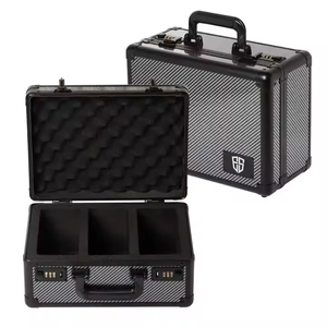 3 righe in alluminio porta scatola di visualizzazione graduata custodia per scheda PSA/BGS/One <span class=keywords><strong>Touch</strong></span> Case - Product Image 2