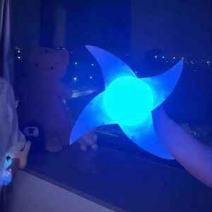 วินด์สไปรัลชูริเคน ราเซนชูริเคน นินจาสปินนิ่ง LED ของเล่นมีเสียง ของขวัญวันเกิดคริสต์มาสสำหรับเด็ก ปาร์ตี้คอสเพลย์ - Product Image 1