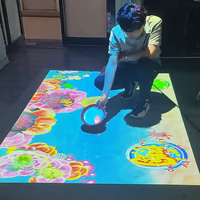 Jeux de bac à sable magique 3D intérieur, projection interactive au sol, table de projection de sable magique, projection de sable éducative pour enfants, réalité augmentée, plage de sable
