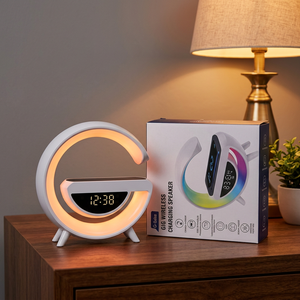 ลำโพงพกพาขนาดเล็ก 5.3 RGB LED พร้อมแบตเตอรี่แบบชาร์จได้และกำลังขับ 10W - Product Image 2