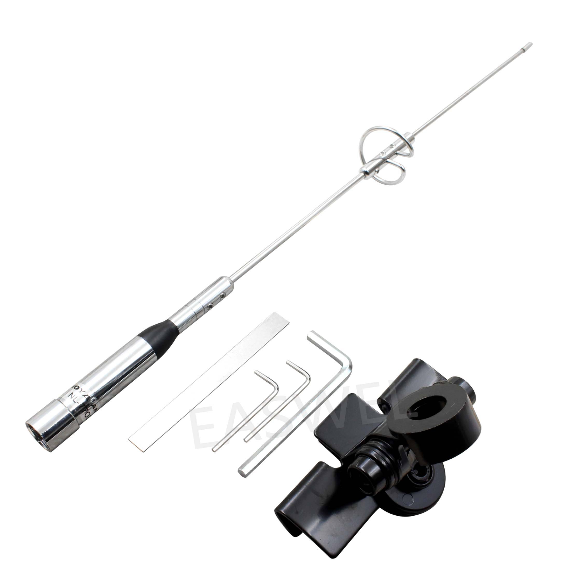 Antenne Radio Amateur Mobile NL-770R - Double Bande 144/430 MHz - Gain élevé - Neuf