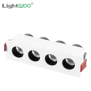 Iluminación Moderna y Confortable para Sala <span class=keywords><strong>de</strong></span> Estar, LED <span class=keywords><strong>de</strong></span> 5 Luces, 20W, Empotrada en Aluminio, Rectangular, Larga, Tipo Barra, Foco <span class=keywords><strong>de</strong></span> <span class=keywords><strong>Techo</strong></span> - Product Image 1