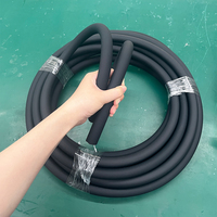Tube lumineux LED néon flexible contrôlé par DMX, 360 degrés, RGBWA, tube lumineux LED pixel 360, câbles d'éclairage néon noir 360