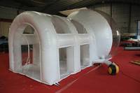 Tente à bulles gonflable transparente et imperméable WINSUN pour usage commercial, certifiée CE, installation facile
