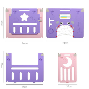Corralito <span class=keywords><strong>Plegable</strong></span> de Plástico para Bebés, Parque Infantil, Corralitos de Juegos para Bebés, Valla de Juego para Bebés y Niños Pequeños - Product Image 4