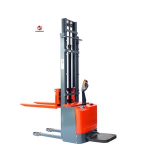 Китайский Электрический вилочный погрузчик с небольшим аккумулятором, подъемник с длинной вилкой, 110 В, 220 В, 1,5 м, вилочный погрузчик с электрической батареей - Product Image 1