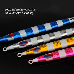 Leurre <span class=keywords><strong>de</strong></span> pêche au thon haute vitesse pour eaux profondes, 100g-1000g, leurre métallique coulant 750g, jig à lancer lent pour marlin - Product Image 5