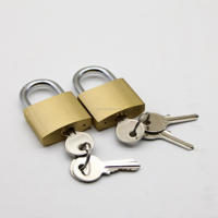 Bonne qualité antirouille polissage cuivre serrure pas cher sécurité 20-70mm laiton cadenas