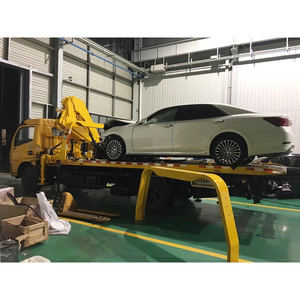 Dongfeng 4X2 5 tonnes Dépanneuse 5.6m Lits échoués Véhicule de récupération Véhicule de récupération routière avec grue à bras rabattable - Product Image 4