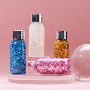 Vücut ve yüz lazer flaş tozu makyaj sanat gözler ve dudaklar için Glitter jel Sequins <span class=keywords><strong>Glow</strong></span> dekorasyon parti festivali krem göz - Product Image 5