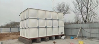 Réservoir d'eau en fibre de verre Tengxing FRP GRP approuvé WRAS, isolation, 5000/10000 gallons/litres, panneau de réservoir d'eau de pluie, garantie 1 an