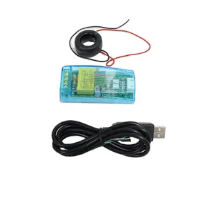 100A 10A PZEM-004T Digital Multifunction Meter Watt Power Volt Amp Current Test Module Communication Box CT+TLL to USB cable