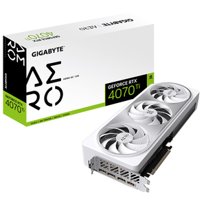 การ์ดจอ GeForce RTX 4070 Ti AERO OC 12G สีขาว สำหรับเล่นเกม พร้อมหน่วยความจำ GDDR6X 12GB 192 บิต รุ่น RTX 4070 Ti AERO OC 12G - Product Image 1