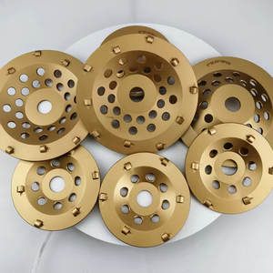 Disques de meulage diamantés Sunny 125 mm PCD, disques abrasifs 100 mm, 16 pièces #   36 #   Meuleuses à grande vitesse pour béton/terrazzo OEM - Product Image 3