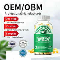 Suplemen OEM Private Label Magnesium Bisglisinat Softgel 500mg, Bioavailabilitas Tinggi, Lembut di Usus, untuk Tulang & Otot, Bersertifikasi GMP
