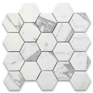 Samistone thiết kế hiện đại màu xám Carrara khảm đá cẩm thạch tự nhiên Đèn Lồng bằng tia nước khảm từ Trung Quốc cho phòng tắm - Product Image 5