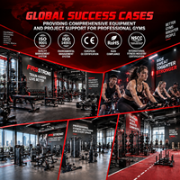 Équipement de musculation commercial FRS en acier, ensemble complet de machines de musculation à charge par plaques et poids libres, robuste pour centre de fitness