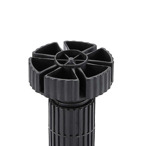 Patas Ajustables de Plástico Cuadradas para Muebles de Sala y Dormitorio, Accesorios de Ajuste para Sofás y Armarios - Product Image 2