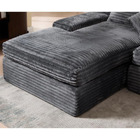 Canapé Modulaire Moderne Cloud à Assise Profonde, Aucun Assemblage Requis, Canapé Rembourré pour Villa, Salon, Appartement, Design Boucle