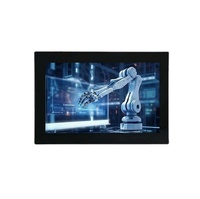 PC tout-en-un industriel à écran tactile HT-2700, écran large, capacité de montage mural, personnalisable, 0 Go de disque dur, en stock, I3