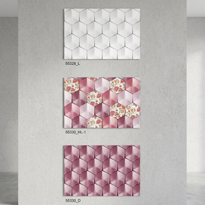 กระเบื้องบุผนังเซรามิคลายหินอ่อนสีน้ำเงิน 3 มิติ ขนาด 12x18 นิ้ว (30x45 ซม.) ผิวมันเงา ขนาด 300x450 มม. ราคาคุ้มค่า - Product Image 2