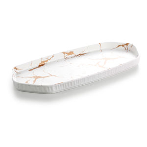 Nuovo Design in marmo ristorante Hotel <span class=keywords><strong>colazione</strong></span> 14 pollici melamina vassoio di lusso - Product Image 1