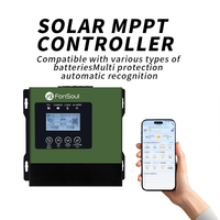 Contrôleur solaire intelligent MPPT 30A 18V-230V avec écran LCD et reconnaissance, fourni par l'usine