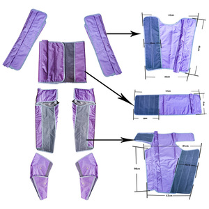 Kit de terapia de masaje por presión de aire B-8310HCE con pantalones y almohadillas para masaje corporal completo y fisioterapia - Product Image 3