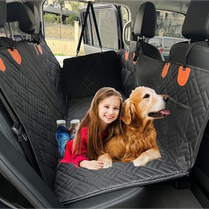 PKY Robuste Haustier-Rücksitzabdeckung aus Oxford-Gewebe, Langlebige Schmutzabweisende Matte, Wasserdichtes Rücksitzkissen, Hunde-Autositzmatte - Product Image 5