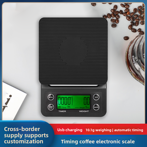 कारखाना आउटलेट प्रीमियम सिलिकॉन एब्स इलेक्ट्रॉनिक रसोई कॉफी स्केल मल्टीफंक्शन परिशुद्धता समय वजन - Product Image 3