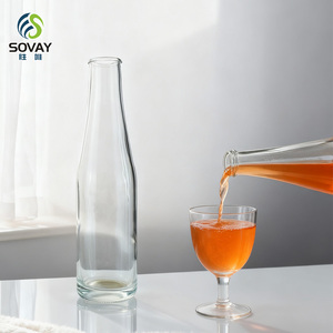 Bouteille en verre super flint personnalisée en gros, transparente, ronde, 500 ml, 700 ml, pour vodka, tequila, whisky, rhum - Product Image 3