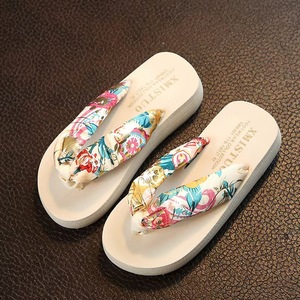 Autumn Spring Fashion Kids Flip-Flops Summer Beach Slippers Girl Sandals Wholesale Toddler Baby <b>Shoes</b> Floral Flat-Bottomed - Product Image 4