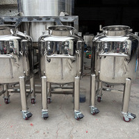 Réservoir de stockage horizontal en acier inoxydable LINHONG pour liquides et boissons, écologique et à faible entretien