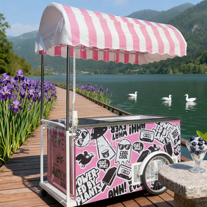 Tricycle de livraison de café et de crème glacée en fibre de verre et acier inoxydable de haute qualité - Product Image 6