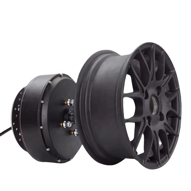QS Motor Qs260 5000W 260 V4 Brushless 12x5.0inch Single Shaft Detachable In-Wheel Hub Motor 100KPH Electric Car ATV